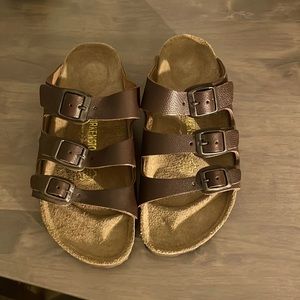 Birkenstock Sandals Brown Leather